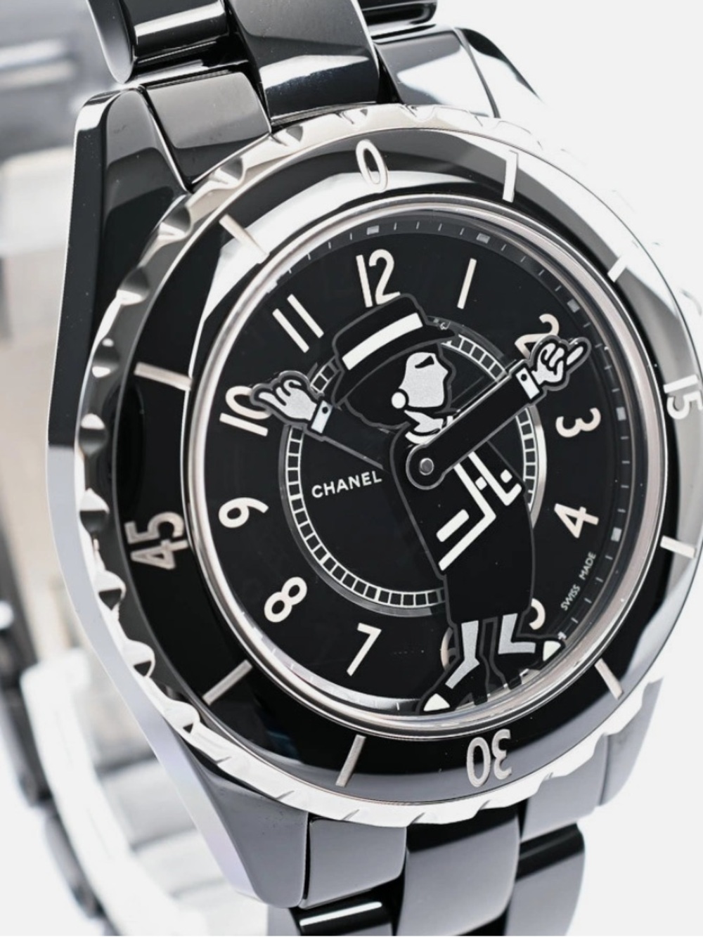 ChaneI Madem Coco Limited Edition 555 Pieces BLACK Collector Piece Watch